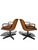 Vintage Camel Leather Executive Chairs by Charles Pollock for Knoll, 1970s, Set of 2 For Sale - Image 4 of 12