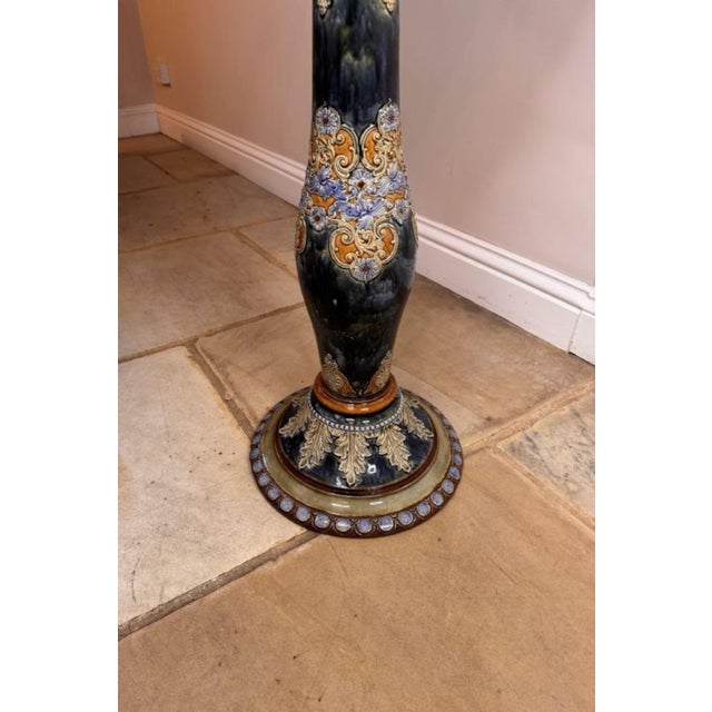 Early 20th Century Antique Art Nouveau Jardinière from Royal Doulton, 1910, Set of 2 For Sale - Image 5 of 7
