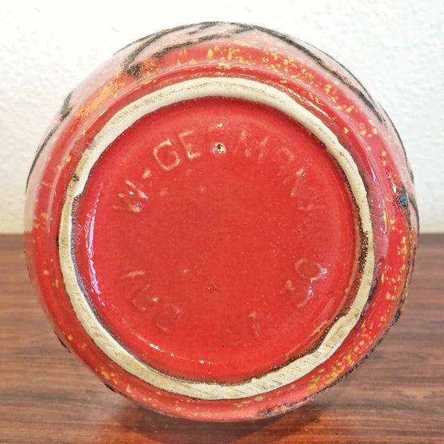 Red Bay Keramik Vase Nr. 61/30 For Sale - Image 8 of 9