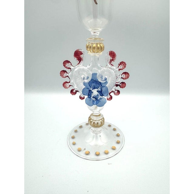 Venetian Glasses, Set of 8 For Sale - Image 11 of 18