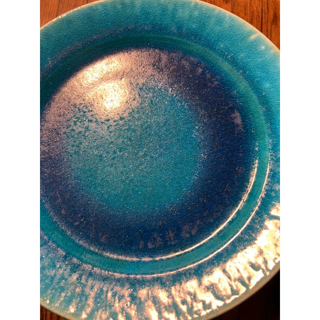 Ceramic 1910s Edmond Lachenal Turquoise Dinnerware Set- 32 Pieces Amazing! Off to Rago Spring Auctions For Sale - Image 7 of 12