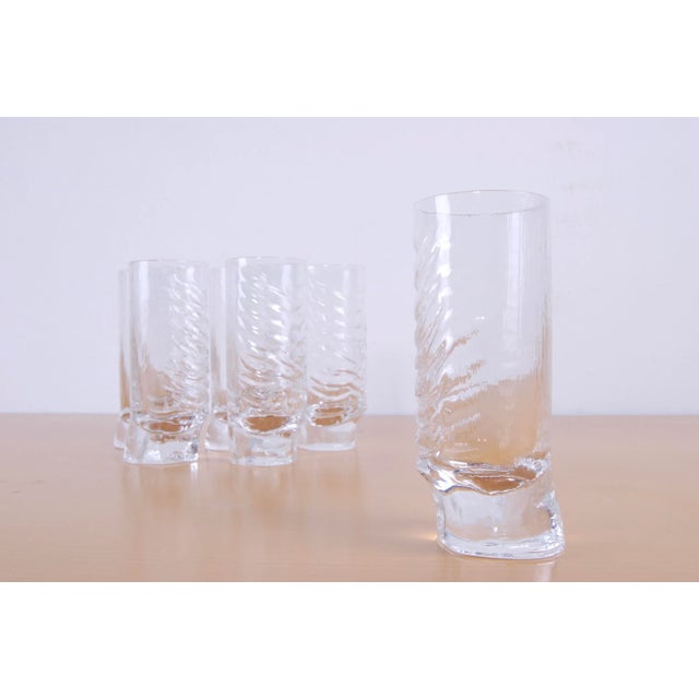 Azteca Glasses by Fabio Frontini for Arnolfo di Cambio, Set of 6 For Sale - Image 12 of 13