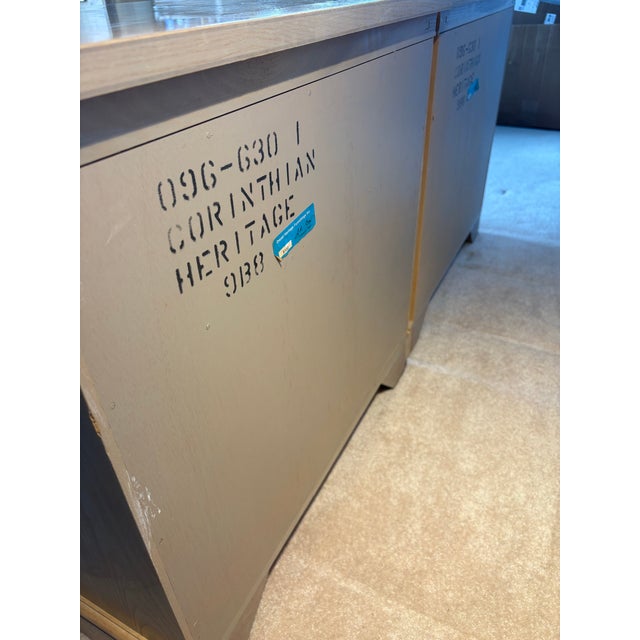 1990s Drexel Heritage Corinthian Collection - Nightstand Set, 2 Pieces For Sale In Pittsburgh - Image 6 of 9