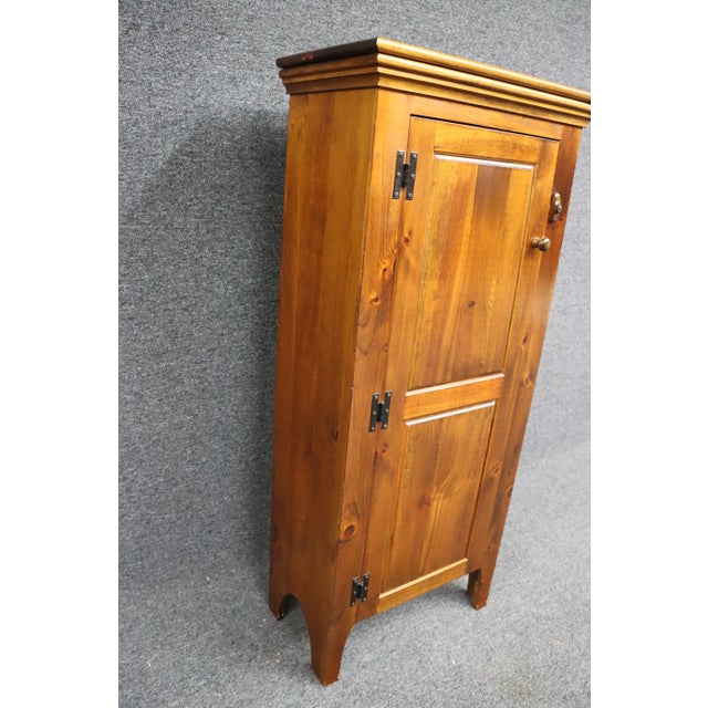 Wood Pine Chimney Cupboard For Sale - Image 7 of 9