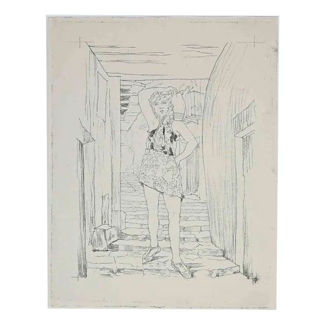 Édouard Chimot, For Herodias, Original Etching, 1936 For Sale