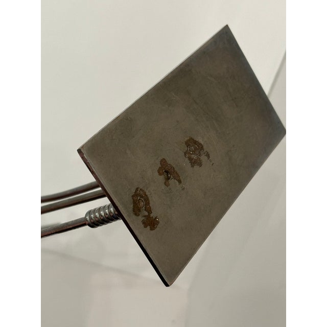 Chrome Contemporary Abstract Metal Sculpture Adjustable For Sale - Image 8 of 12