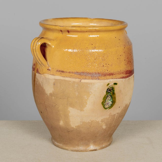 Early 20th Century French Terracotta Vase or Pot À Confit 12"h For Sale - Image 5 of 11
