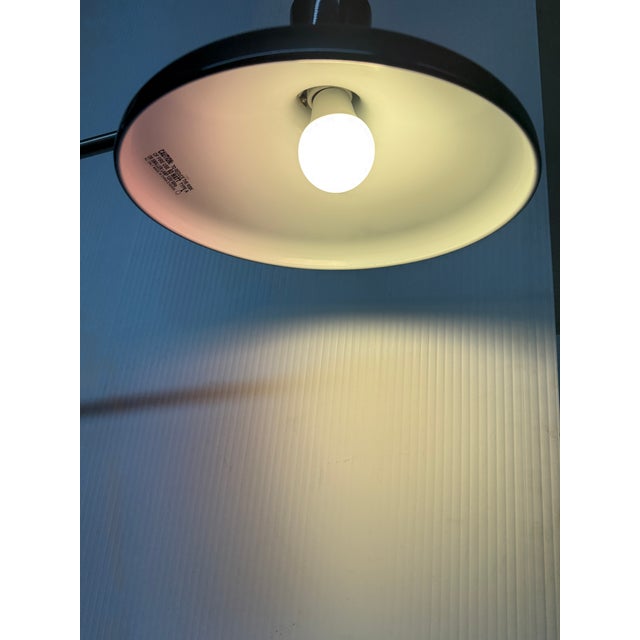 Black Cantilever Floor Lamp For Sale - Image 9 of 12