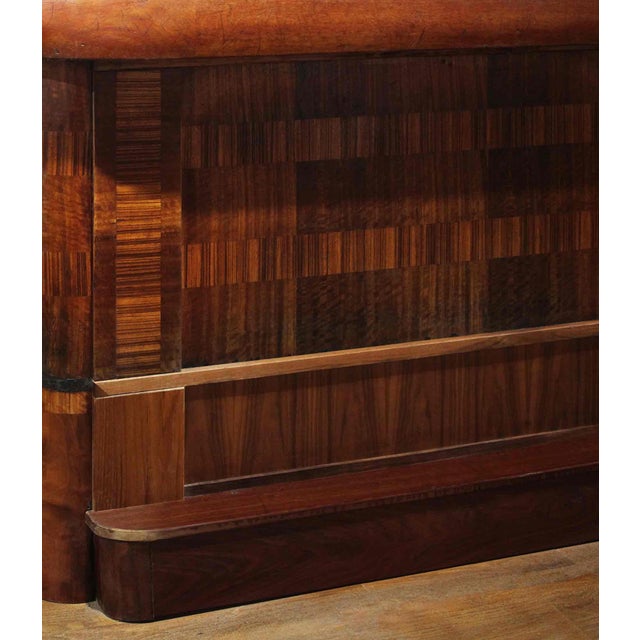 Brown Art Deco Mid Century Bar For Sale - Image 8 of 11