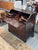 English Walnut Wood Secretary, Antique For Sale - Image 9 of 12