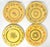 French Country 2000s Terre E Provence Ceramic Yellow & Green Salad Plates - Set of 10 For Sale - Image 3 of 8