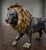 Large Bronze Sculptures of Lions, 1870, Set of 2 For Sale - Image 12 of 14