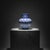 Handmade Ceramic Large Iznik Vase Monumental Size Blue and White Golden Horn (Halic) Style Scroll Pattern For Sale - Image 10 of 10