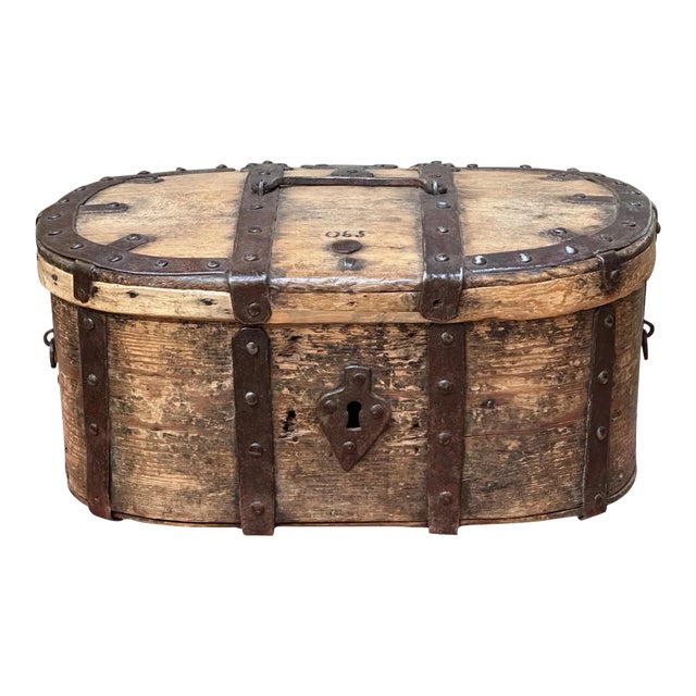 Eighteenth Century Swedish Wedding Box For Sale