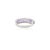 Tanzanite and Diamond Cluster Half Eternity Band Ring Size 7 For Sale In New York - Image 6 of 12