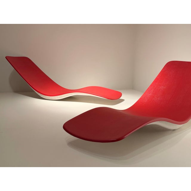 Eurolax Chaise Lounges by Charles Zublena, 1960s, Set of 2, in Flawless conditions. Designed 1960 to 1969 I have official...