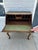 Up for your consideration is this Hekman Furniture Co striking chinoiserie secretary desk. Green leather writing surface...