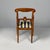 Mid 19th Century Italian Chairs in Wood and Striped Fabric, Set of 2 For Sale - Image 5 of 18