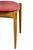 Vintage Italian Chairs in Wood and Faux Leather, 1950s, Set of 6 For Sale - Image 4 of 6