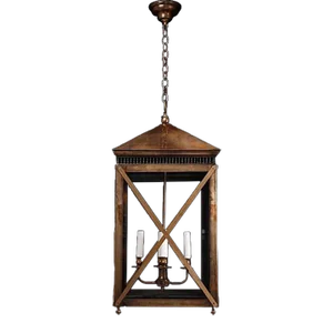 Carta Lantern in Patinated Finish