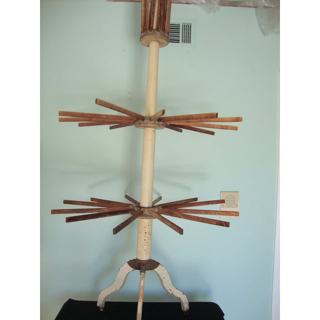 Early 1900s Antique Pease Clothestree Collapsible Drying Rack For Sale In Los Angeles - Image 6 of 12