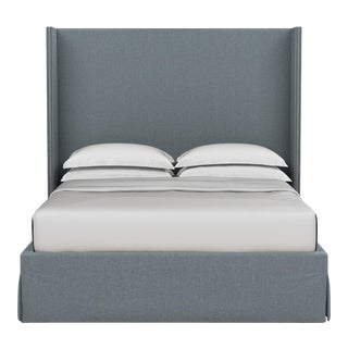 Kaiser California King Box Bed (Adjustable Base Compatible) - Haze Box Weave Linen