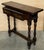 Wood Early 20th Narrow Catalan Spanish Carved Walnut Console Table With Drawer For Sale - Image 7 of 8