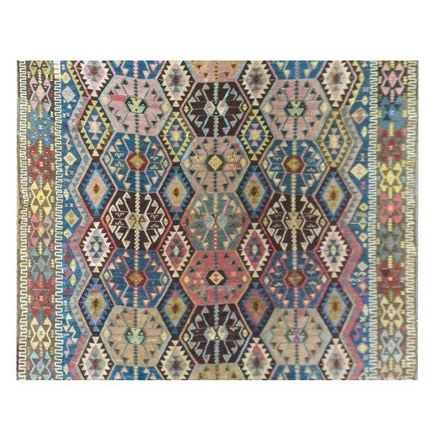 Tribal Early 20th Century Turkish Konya Kilim Runner For Sale - Image 3 of 13