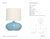 Thomas O'Brien by Visual Comfort Signature Olinda 24" Low Table Lamp in Crackled Robin with Linen Shade Designer: Thomas...