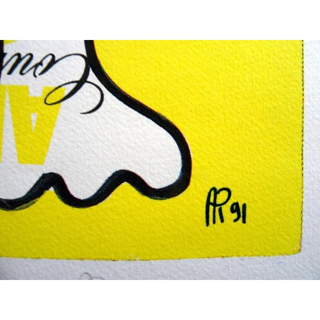 Contemporary Alain Rothstein, Absolut, 1991, Silkscreen For Sale - Image 3 of 6