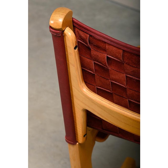 Heath Cantilever Dining Chairs in Ash and Leather by Ditte & Adrian for France & Søn / France & Daverkosen, 1970s, Set of 6 For Sale - Image 18 of 18