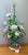 Green Vintage Hand Painted Tole Bouquet Lamp For Sale - Image 8 of 12