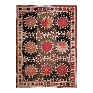 First Half 20th Century Uzbek Samarkand Suzani For Sale