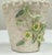 Ivory Vintage Belleek Ireland Porcelain Floral Basketweave Motif Spill Vase For Sale - Image 8 of 8