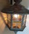 Charcoal Vintage Wall Lantern with Copper Housing with an Iron Arch Holder, 1930s For Sale - Image 8 of 11