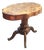 18th Century Regency Walnut Briar Root Oval Side Table, Italy, 1750 For Sale