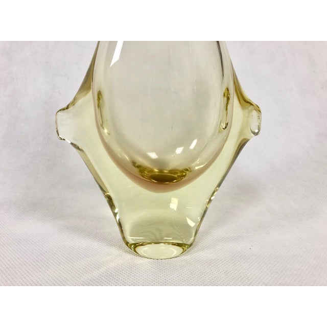 1960s Bohemian Glass Vase attributed to Miroslav Klinger for Zelezny Brod, 1960s For Sale - Image 5 of 8