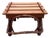 1980s Artisan Made Adirondack Style Rustic Wood and Twig Footstool/Stand For Sale
