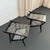 Black 1950s Pair of Italian Mid-Century Modern Magazine Rack Side Tables by Ico Parisi For Sale - Image 8 of 11