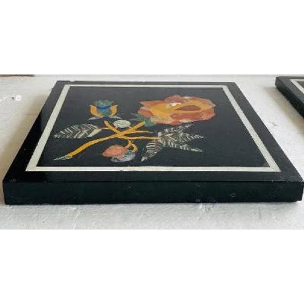 Pietra Dura Marble Panels -A Pair For Sale In West Palm - Image 6 of 9