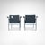 Cassina Vintage LC1 Armchair by Le Corbusier for Cassina 1970s, Set of 2 For Sale - Image 4 of 13