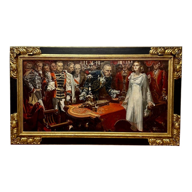 Elbert McGran Jackson, (Untitled) a Scandalous Tea With a Stranger in Leiderstein For Sale