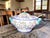 Large Italian Majolica Tureen with Hand-Painted Floral Decoration, 1970s For Sale - Image 10 of 11