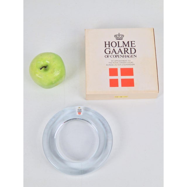 Vintage Danish Ashtray by Torben Jørgensen for Holmegaard, 1980s For Sale - Image 3 of 11