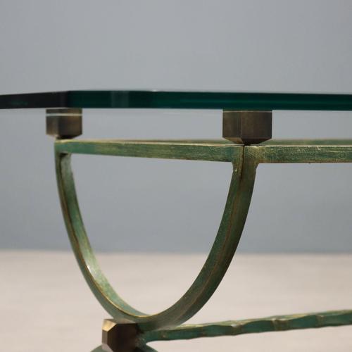 Lacquered Metal Center Table For Sale - Image 4 of 9