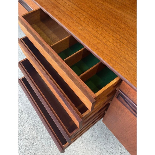 Mid-Century Modern Danish Style Teak Sideboard For Sale - Image 14 of 15