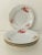 Ceramic Vintage Arpo Romania Porcelain Floral Soup/ Dinner Bowls- Set of 4 For Sale - Image 7 of 7