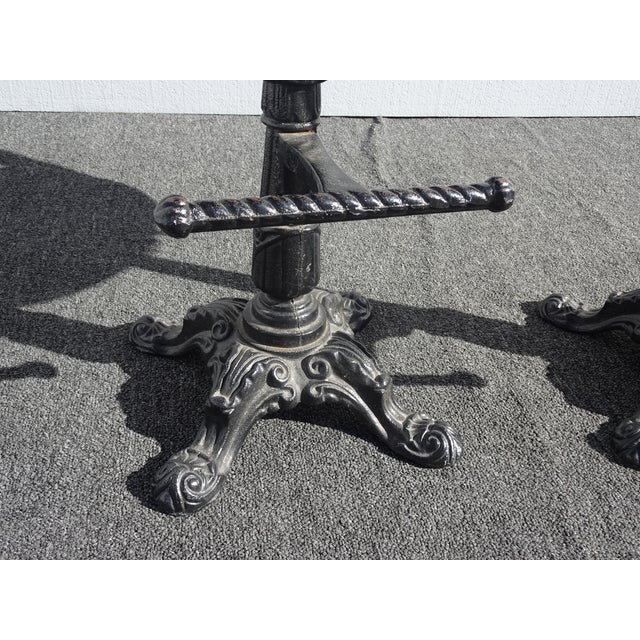 Vintage Spanish Revival Green Cast Iron Swivel Bar Stools Mid Century Mod a Pair Chairish