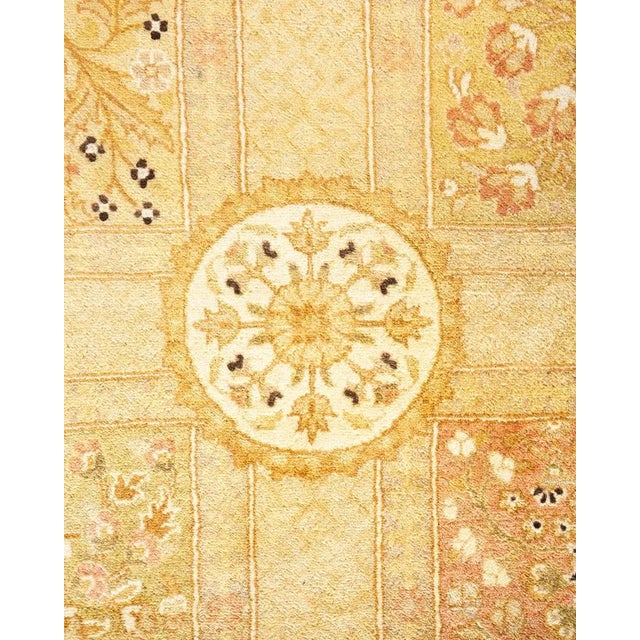 Traditional Mogul, One-of-a-Kind Hand-Knotted Area Rug in Ivory, 8' 2" x 14' 5" For Sale - Image 3 of 8