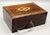 19th-Century English Rosewood Jewelry Box, Lock & Key For Sale - Image 11 of 11